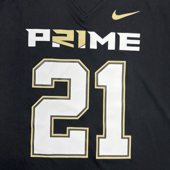 Nike Prime Sadeur Sanders Jersey Sz 2XL Mens Black Prime 2.0 #21 Football - Picture 6 of 11